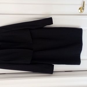 Anne Klein Black Pinstripe Dress with Jacket